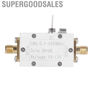 Supergoodsales 30dB RF Broadband Amplifier Low Noise 0.1-2000MHz Working Frequency