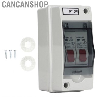 Cancanshop Mini Circuit Breaker  16A DC Sensitive Red Handle DZ47 63  for Photovoltaic Systems Power Generation