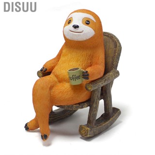 Disuu Rocking Chair/sloth ornaments Resin patio garden Outdoor crafts Garden decorations