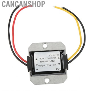 Cancanshop DC Converter Module  IP67  Adjustable Voltage 12V To 3A Easy Installation for Electrical Equipment