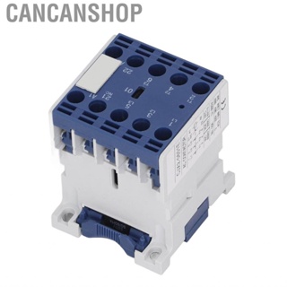 Cancanshop AC Contactor Relay Convenient Flame Retardant Housing Plastic Electrical Parts 3 Phase for Applications