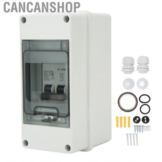 Cancanshop Disconnect Switch  2P Circuit Breaker Corrosion Resistant IP65  1000VDC 40A for Solar Power System