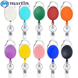 Martin พวงกุญแจคาราบิเนอร์ 10 สี ดึงง่าย พร้อมสายคล้อง สําหรับสํานักงาน