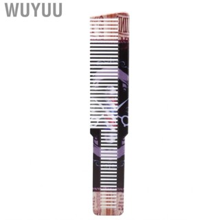 Wuyuu Hair Cutting Detangler Comb Professional Men Home Salon Portable Fashionable Styling