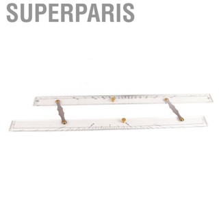 Superparis Marine  Parallel Ruler  Clear Scale Accurate for