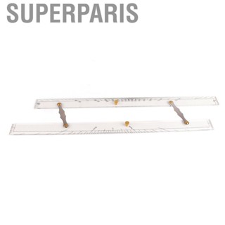 Superparis Marine  Parallel Ruler  Clear Scale Accurate for