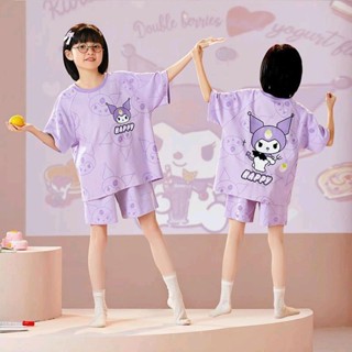 kingชุดเซ็ทเด็ก งาน 2 ชิ้นลายการ์ตูน Sanrio Kuromi