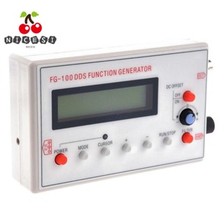 Nicesi เครื่องกําเนิดสัญญาณ FG-100 DDS หน้าจอ LCD คลื่นสามเหลี่ยม คุณภาพสูง