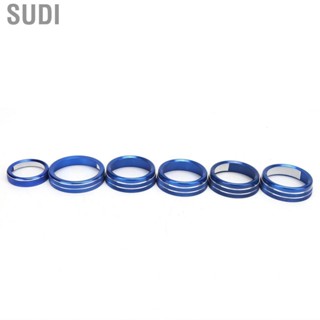 Sudi Ac Button Trim  6Pcs  Cover Finish Smooth for Car Conversion F‑150 2018‑2020