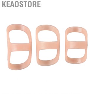 Keaostore Oval 3PCS Finger Splint Support Protection Stabilizes  Mallet Trigger