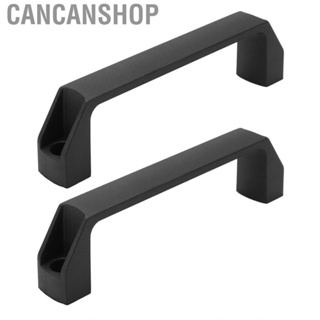 Cancanshop Door Handle  Pull Handles Black Nylon 2Pcs for Cabinet