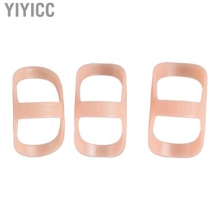 Yiyicc 3 Pieces Finger Guard Oval Splint Plastic