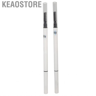 Keaostore Eyebrow Makeup Pencil  Auto Rotating  Double Ended 2 in 1 Smudge Proof for  Eyebrows