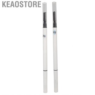 Keaostore Eyebrow Makeup Pencil  Auto Rotating  Double Ended 2 in 1 Smudge Proof for  Eyebrows