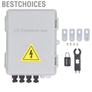 Bestchoices Tongou Photovoltaic Combiner Box 4 Strings 15A Fuse Surge Arrester