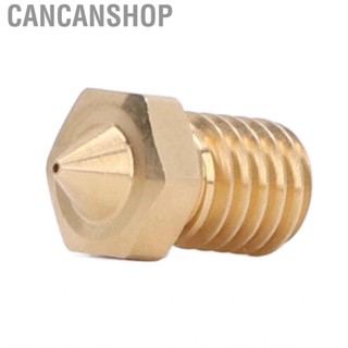 Cancanshop Metal Extruder Nozzle  1.75mm Filament Diameter Powerful Flat Contact Surface 3D Printer for