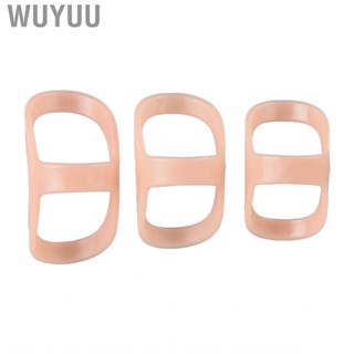 Wuyuu Oval 3PCS Finger Splint Support Protection Stabilizes  Mallet Trigger