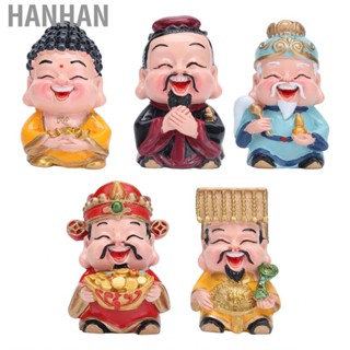 Hanhan Desktop Ornament 5PC Vivid Resin Living Room Statue For Office Home