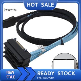 Dl อุปกรณ์เชื่อมต่อ 3 ฟุต 1 เมตร Mini SAS 36P SFF-8087 to 4 SFF-8482 พร้อมสายเคเบิ้ล SATA