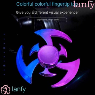 Lanfy ของเล่นมือหมุน ความเร็วสูง ลดความวิตกกังวล เสียงรบกวนต่ํา สําหรับเด็ก