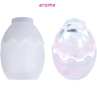 Aroma ถาดแม่พิมพ์ซิลิโคนเรซิ่น รูปไข่ สําหรับทําสบู่ DIY