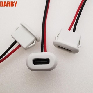 Darby พอร์ตแจ็คชาร์จเร็ว USB Type C กระแสไฟสูง พร้อมขั้วต่อ 3A สําหรับรถยนต์