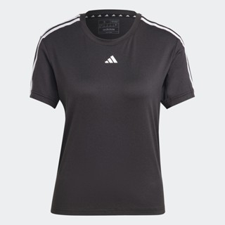 adidas เทรนนิง เสื้อยืด AEROREADY Train Essentials 3-Stripes ผู้หญิง สีดำ IC5039