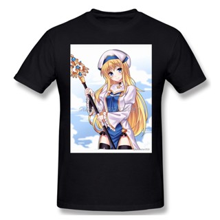 【พร้อมส่ง】เสื้อยืด ผ้าฝ้าย พิมพ์ลายอนิเมะ Goblin Slayer Magic Killer Fantasy แฟชั่นสําหรับผู้ชาย