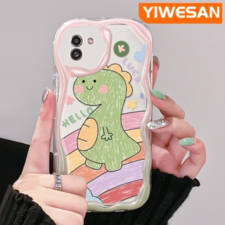 เคสโทรศัพท์มือถือ ซิลิโคนใส กันกระแทก ลายการ์ตูนไดโนเสาร์น่ารัก สําหรับ Samsung A03 Core A03s A02 M02 A02s M02s F02s