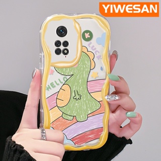 เคสโทรศัพท์มือถือ ซิลิโคนใส กันกระแทก ลายการ์ตูนไดโนเสาร์น่ารัก สําหรับ Xiaomi MI Redmi Note 11 11s Poco M4 Pro 4G