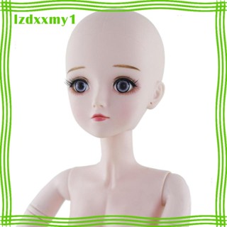 [ Bjd โมเดลตุ๊กตา 1/ หัวตุ๊กตา พร้อมตา 4D DIY อุปกรณ์เสริม สําหรับเด็กผู้หญิง