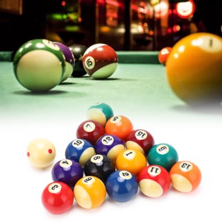 Sportswear Shop  57.2mm American Standard Billiard Ball Set Professional Resin Small Pool Cue Full