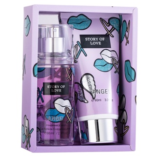 Hot Sale# Cross-border exclusive supply Vietnam Southeast Asia Thailand perfume womens set box body milk two-piece set lasting fragrance 8cc