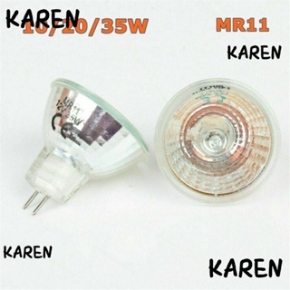 Karen หลอดไฟสปอตไลท์ MR11 แบบเปลี่ยน สําหรับกลางแจ้ง 2 ชิ้น