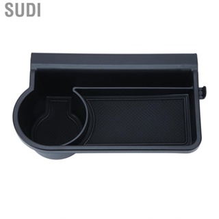 Sudi Gap Storage Box  Slip Slidable Wear Resistant Interior Cup Holder with Pad for Tesla Model Y