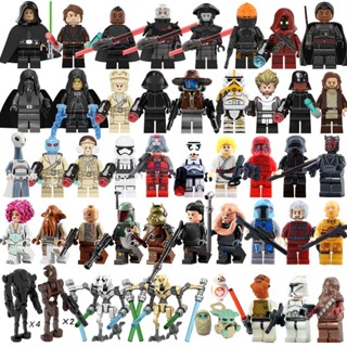 Moc ของเล่นตัวต่อ หุ่นยนต์ Star Wars Luke Darth Vader Jesus Master Yoda BB8 ขนาดเล็ก