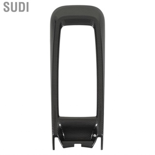 Sudi Cup Holder Cover Frame Carbon Fiber Style Easy Installation Scratch Resistant Console Trim for ID4X