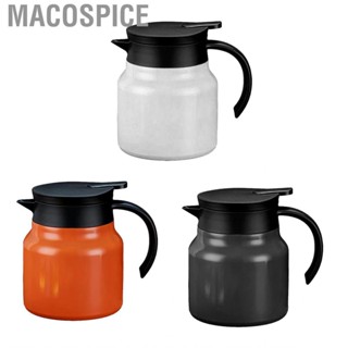 Macospice Thermal Coffee Teapot  Insulated Detachable 1000ml Sturdy Portable Easy To Clean for Kitchen