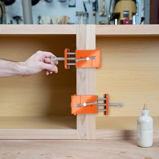 Furnitures2.th 2 ชิ้นตู้ Claw อลูมิเนียมอัลลอยด์ตู้ Clamps สำหรับติดตั้ง Cabinetry Face กรอบสีส้ม