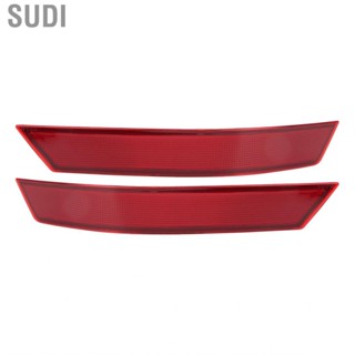 Sudi Rear Bumper Reflector Red Safe Driving Perfect Fit for Car