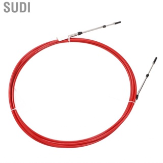 Sudi 17FT Boat Throttle Control Steering Cable Flexible Rust Proof Red Protective Cover Replacement for Force Marine