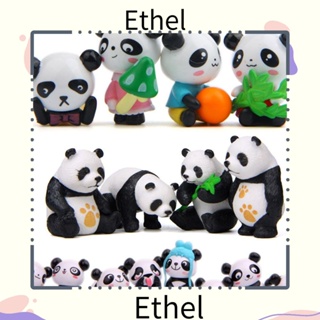 Ethel1 ชุดประติมากรรมเรซิ่น รูปกระถางดอกไม้ ขนาดเล็ก สําหรับตกแต่งบ้าน สวน ระเบียง 4 8 ชิ้น