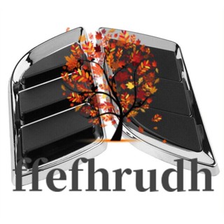 Ffefhrudh สติกเกอร์ตกแต่งช่องระบายอากาศด้านข้างรถยนต์