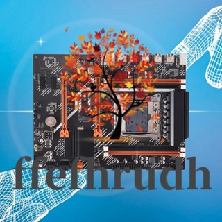 Ffefhrudh เมนบอร์ดเซิร์ฟเวอร์ X99T 2011-3 ECC พร้อมเมนบอร์ด DDR3 X99 E5 2666V3 2678V3V4