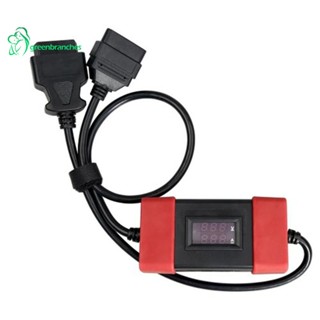 Greenbranches1 อะแดปเตอร์สายเคเบิลต่อขยาย 24V 12V Obd2 16Pin สําหรับรถบรรทุก