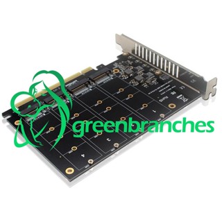 Greenbranches1 การ์ดอาร์เรย์สัญญาณ PCIE PH44 NVME 4 ดิสก์