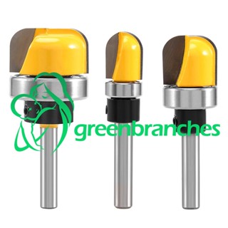 Greenbranches1 ชุดดอกเราเตอร์ ชาม และถาดรอง 1/4 นิ้ว 3 ชิ้น พร้อมตลับลูกปืน