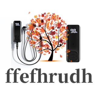 Ffefhrudh อะแดปเตอร์รับสัญญาณเสียงบลูทูธ 5.3 AUX 3.5 มม. สําหรับลําโพง รถยนต์