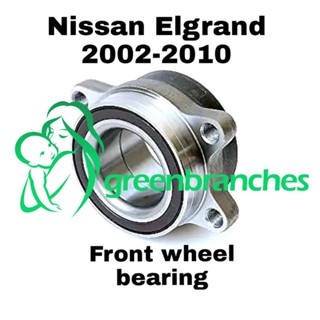 Greenbranches1 ดุมล้อหน้า พร้อม ABS 2WD 4WD 40210-WL000 สําหรับ Nissan Elgrand E51 2002-2010 2.5 3.5