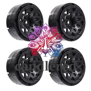 ขอบดุมล้อ พลาสติก 1.9 สําหรับรถไต่หินบังคับ 1/10 Axial SCX10 90046 AXI03007 Traxxas TRX4 RC4WD D90 4 ชิ้น